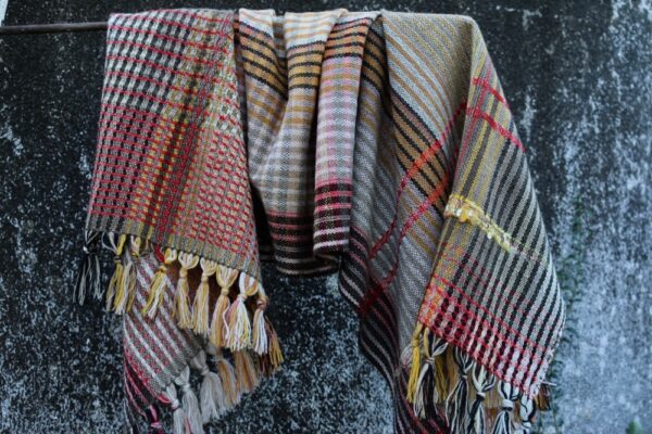 Wrap with Double Weave and Eucalyptus